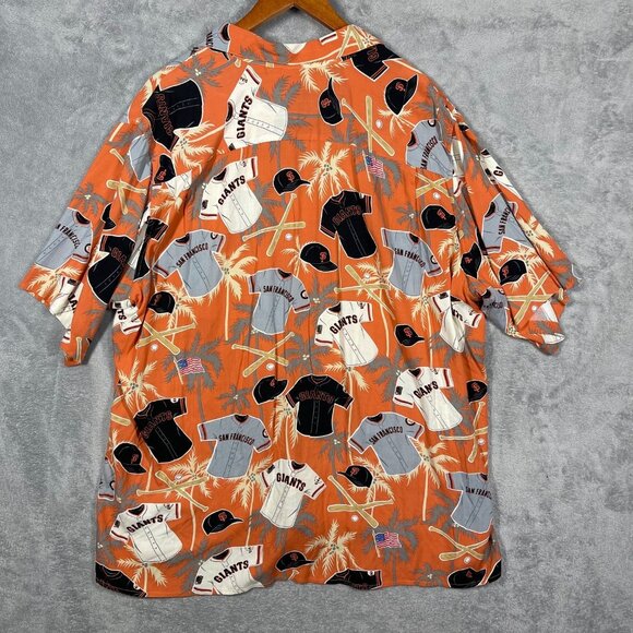 San Francisco Giants‎ Hawaiian Shirt XL Reyn Spooner Hawaiian Baseball - Picture 6 of 6